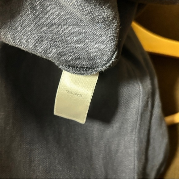 J. Jill Pure linen blue elastic waist wide legged pants size large (runs big) - Picture 2 of 5